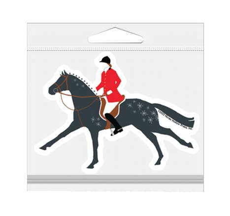 3" Tumbler Horse Sticker / Fox Hunter / WATERPROOF