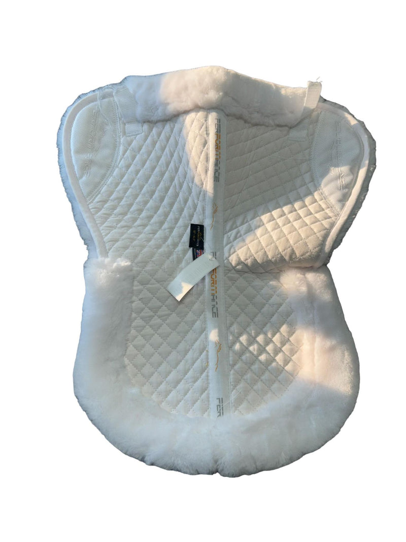Shires Performance Half Pad  - White - Size 15"-16.5" - USED