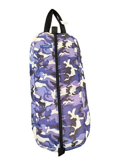 Tough-1 Bridle Bag - Blue/white/Purple - USED
