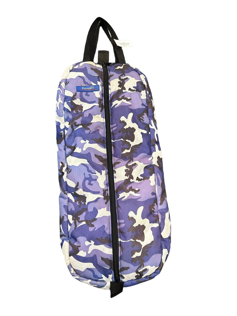 Tough-1 Bridle Bag - Blue/white/Purple - USED