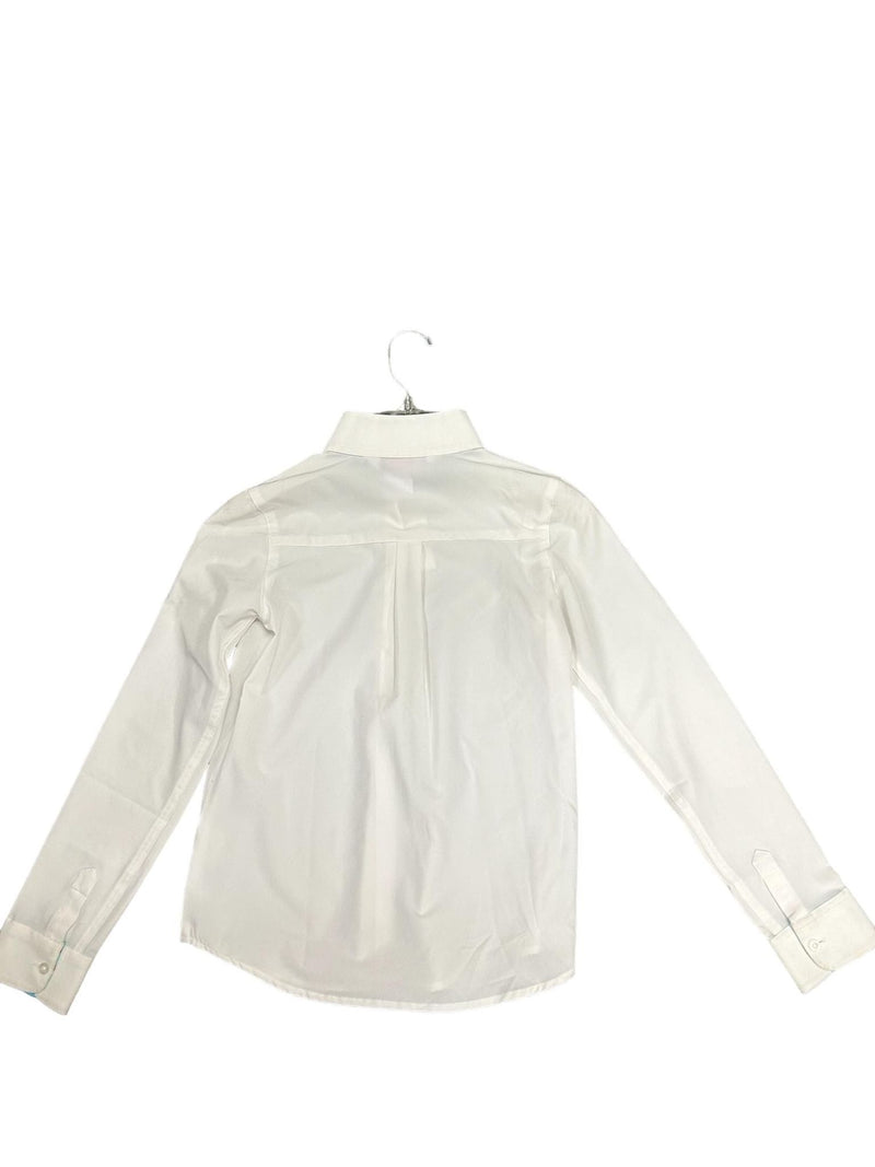 RJ Classics Show Shirt - White/Hedgehog Print - Youth M - USED