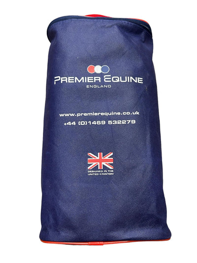 Premier Equine Carbon Cooled Eventing Boots - White L Hind - USED