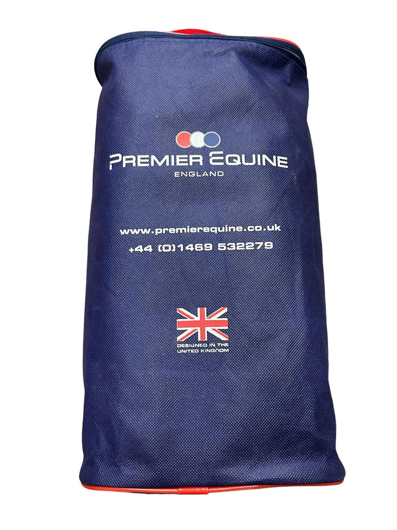 Premier Equine Carbon Cooled Eventing Boots - White L Hind - USED