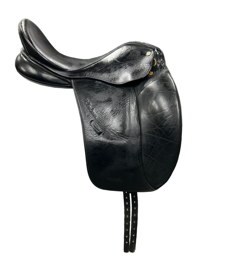 Marcel Toulouse Dressage Saddle - Black/18" Seat Med Tree - USED