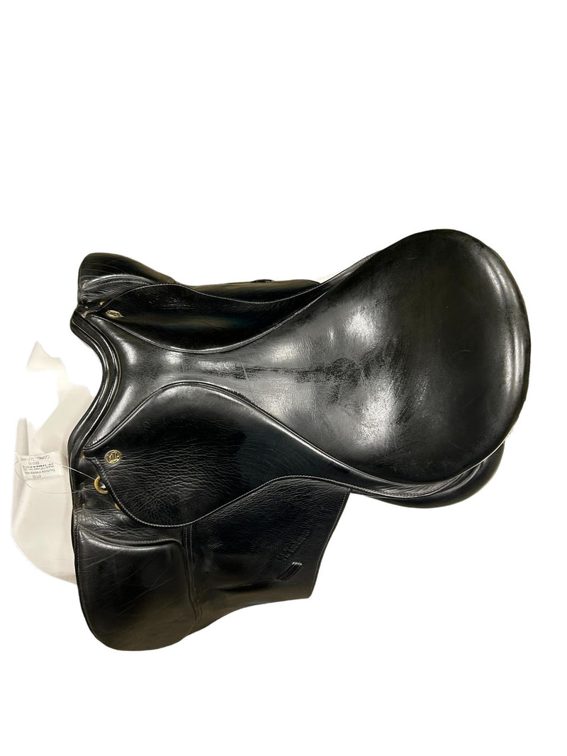 Marcel Toulouse Dressage Saddle - Black/18" Seat Med Tree - USED