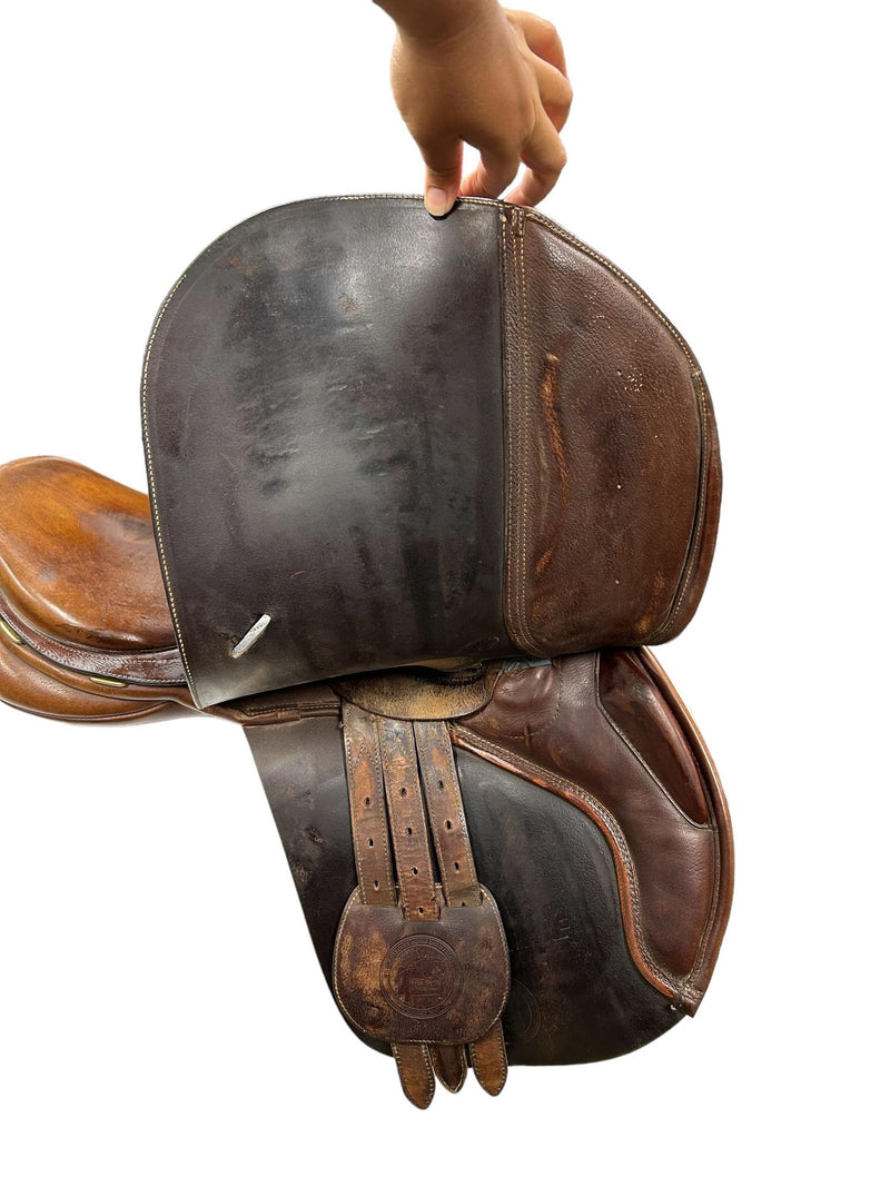 Collegiate Convertible AP saddle - brown 17.5" - USED