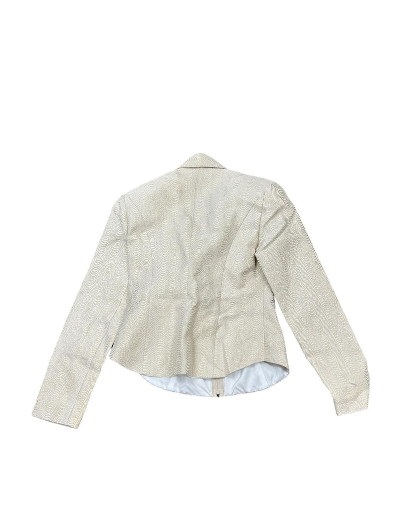 Western Jacket - White/Gold - Approx S/M  - USED