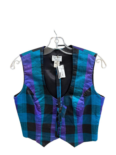 Hobby Horse Show Vest - Black/Teal/Purple - S - USED