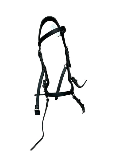 Rambo Micklem Bridle - Black est. Small Horse - USED
