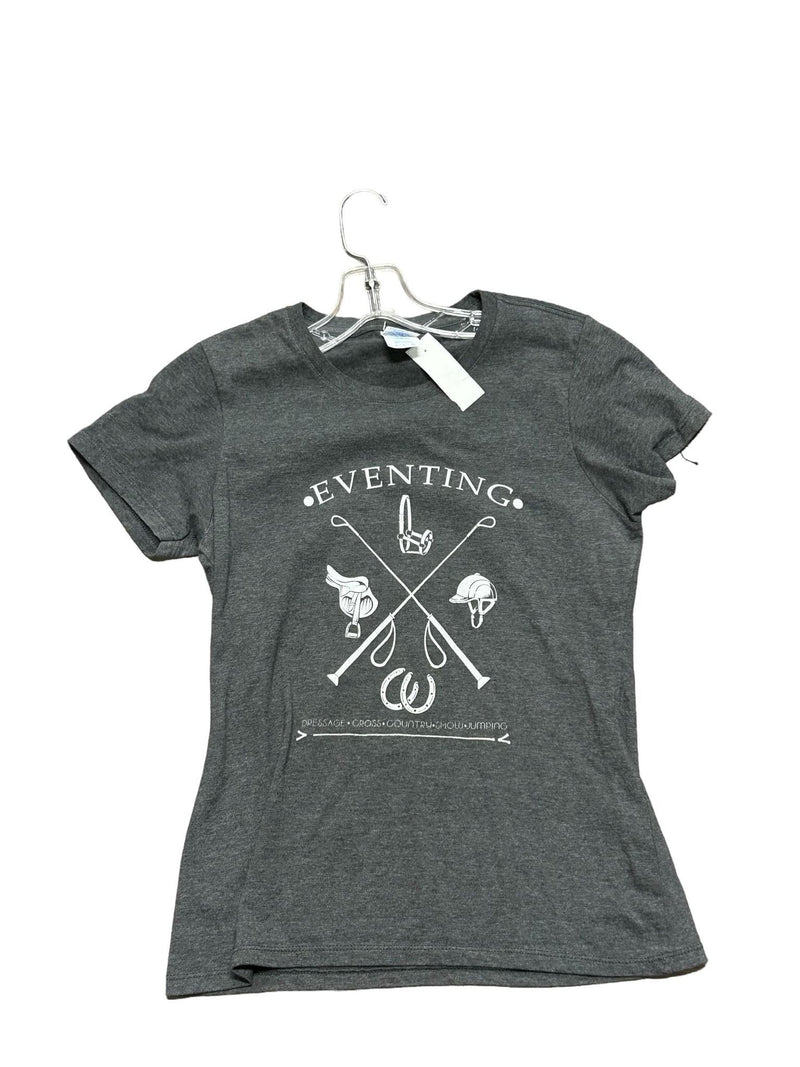 EVENTING Tee - Grey/White S - USED