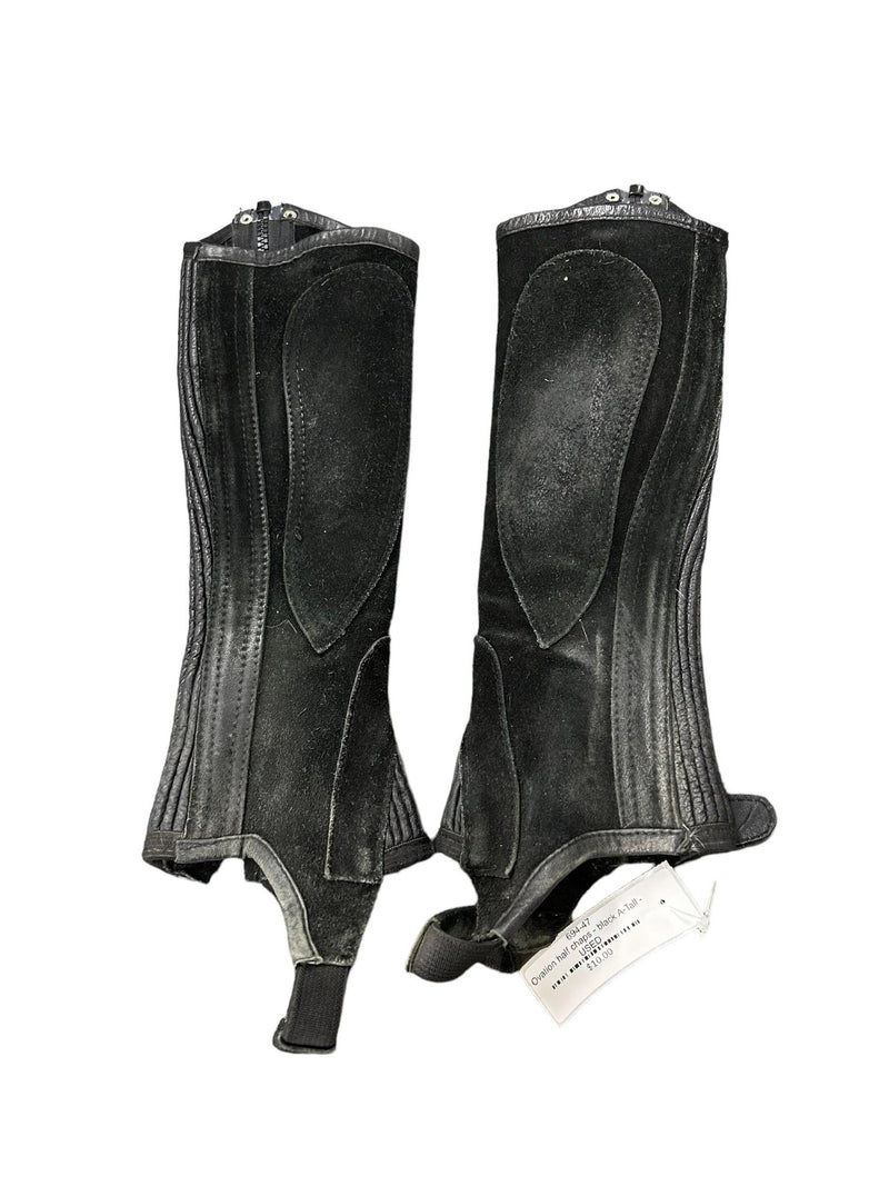 Ovation Half Chaps - Black Kids A-Tall - USED