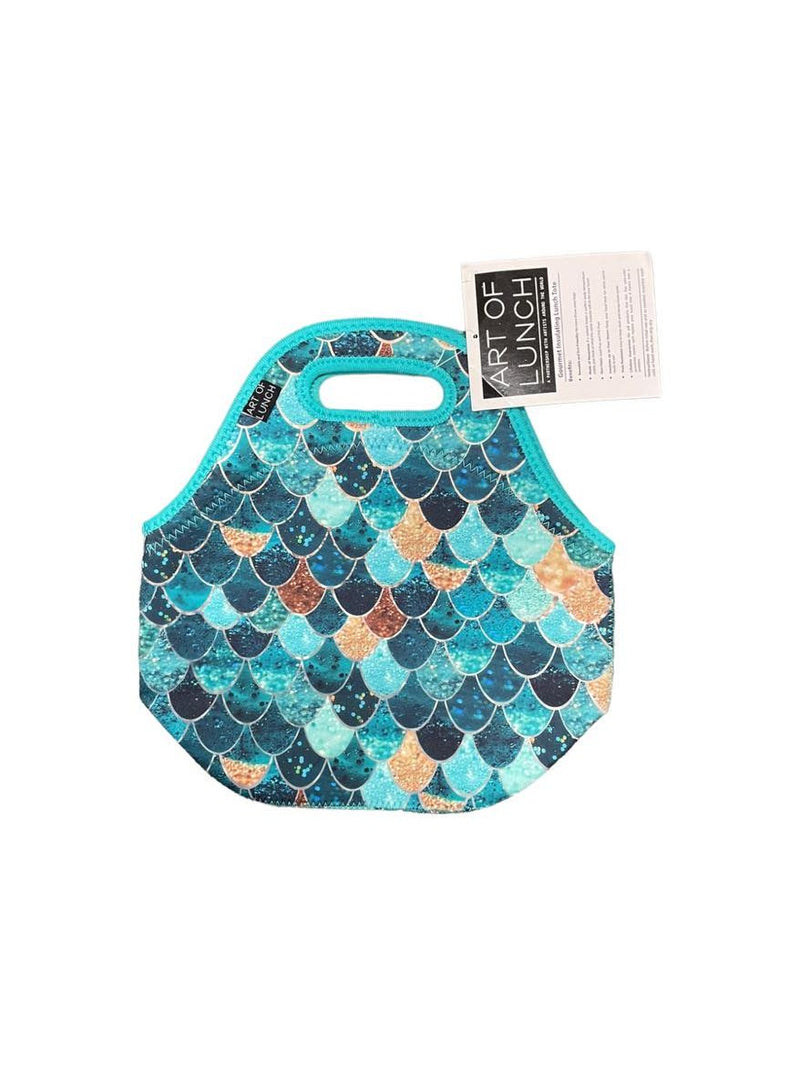 Art Of Riding Lunch Tote - Turquoise Scales - USED