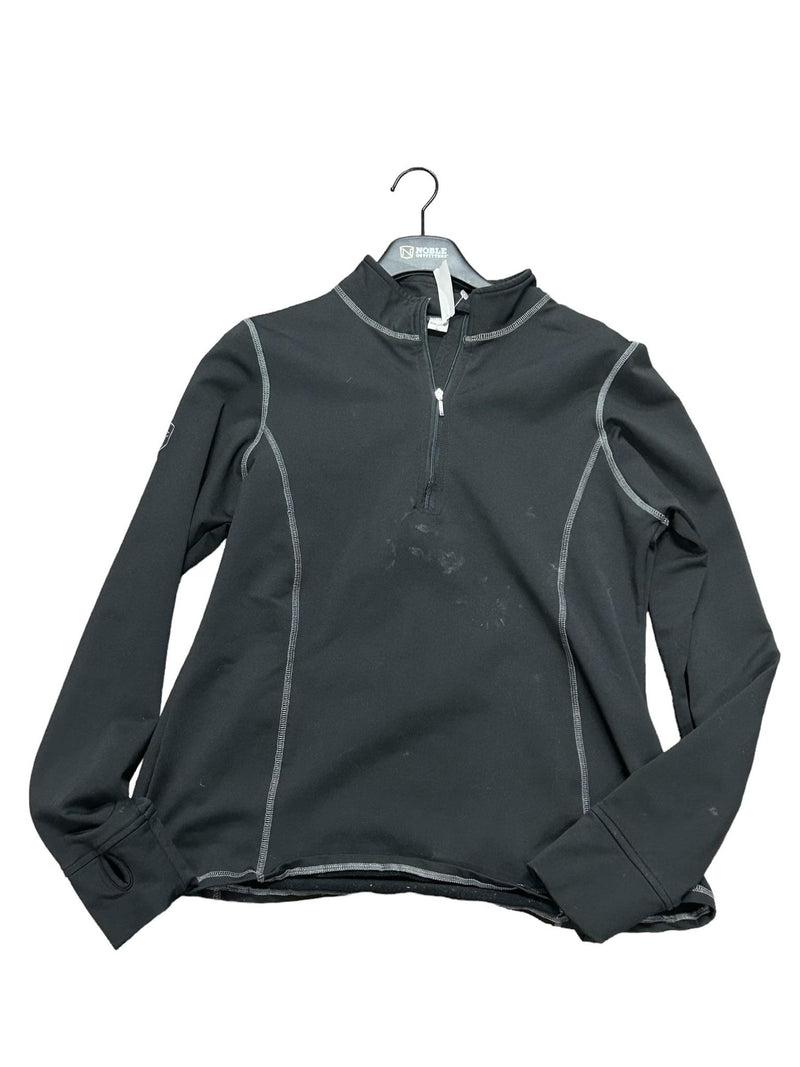 Ovation Fleece Lined 1/4 Zip - Black - Large - USED