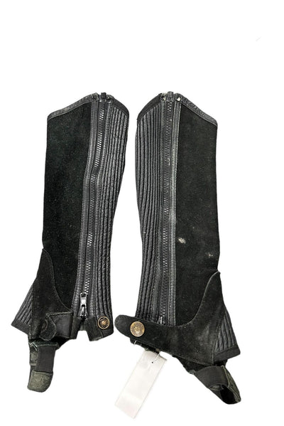 Ovation Half Chaps - Black Kids A-Tall - USED