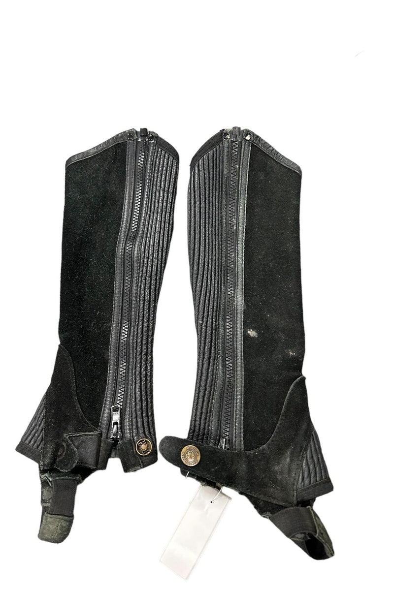 Ovation Half Chaps - Black Kids A-Tall - USED