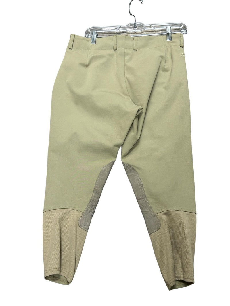Ovation Side Zip Breech - Tan - 32R