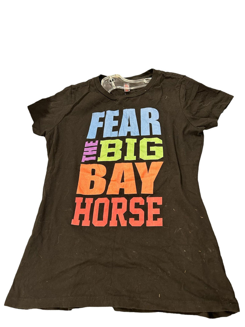 Fear the Bay Horse Tee - Black Size S - USED