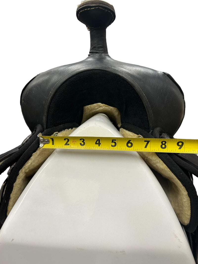 Synthetic Western Saddle - Black 17" - USED