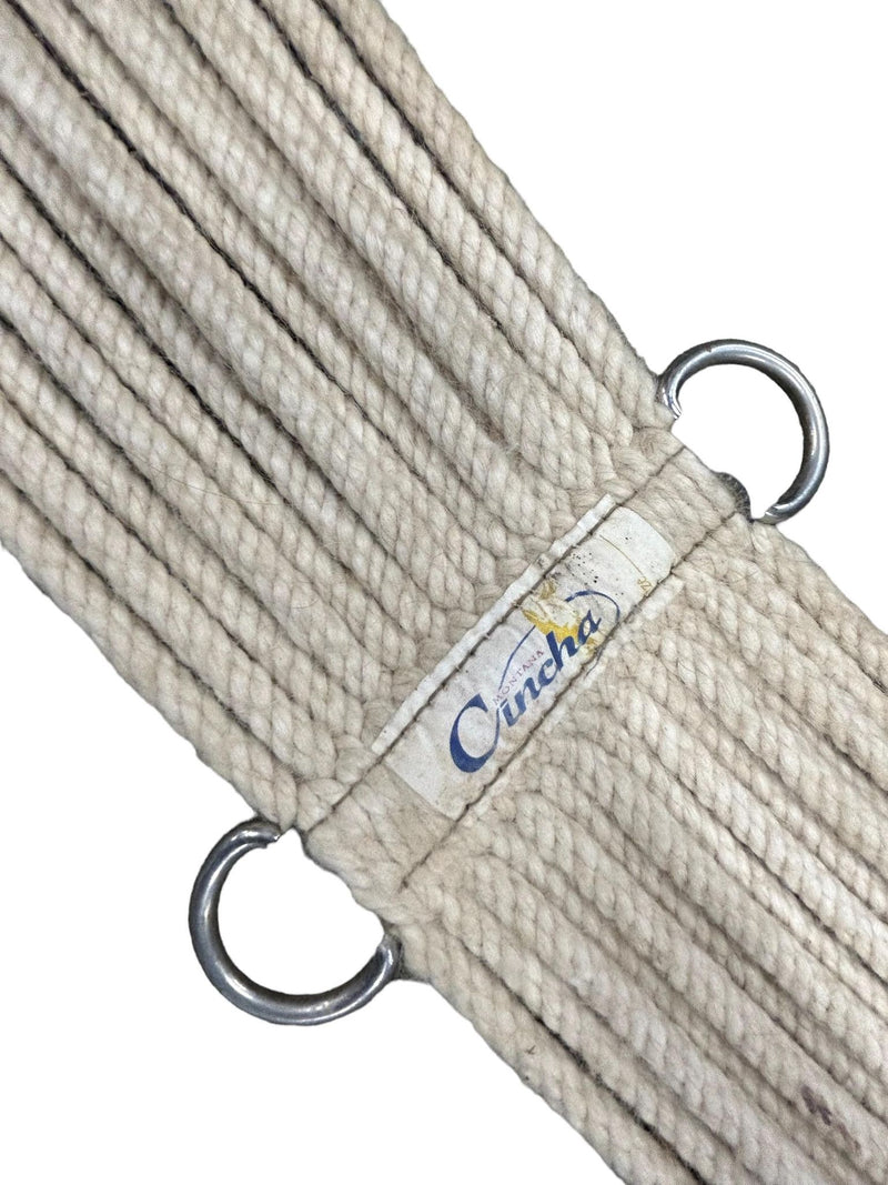 Montana Cincha Cord Cinch - Cream approx. 34" - USED