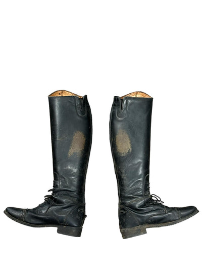 Tall Field Boots - Black 6 1/2 reg Calf/Reg Height - USED