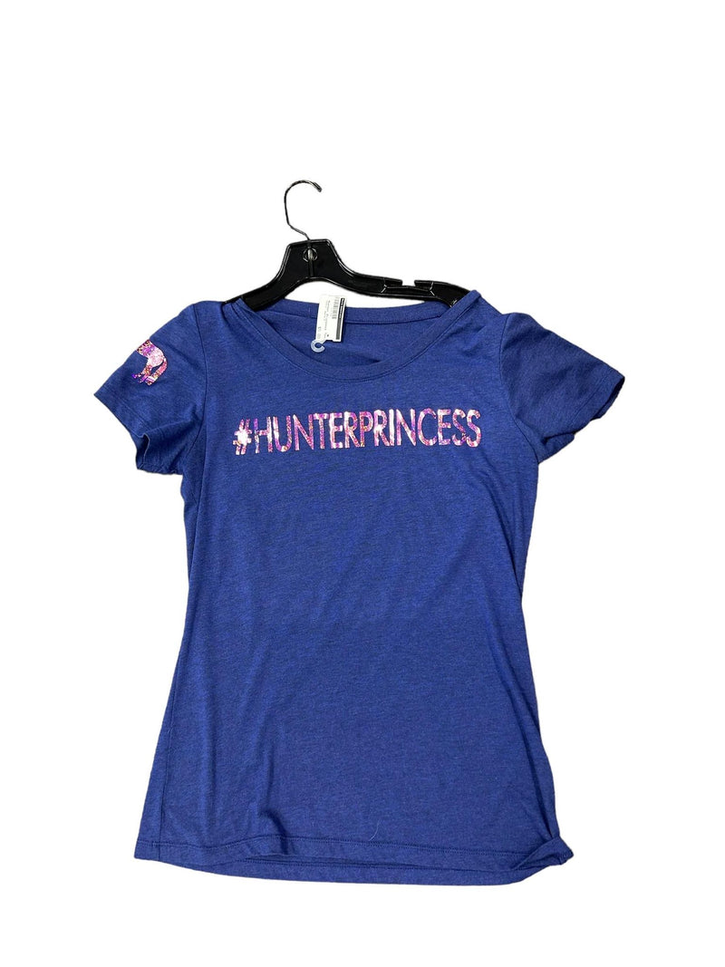 Hunter Princess Tee- Navy - Approx M - USED