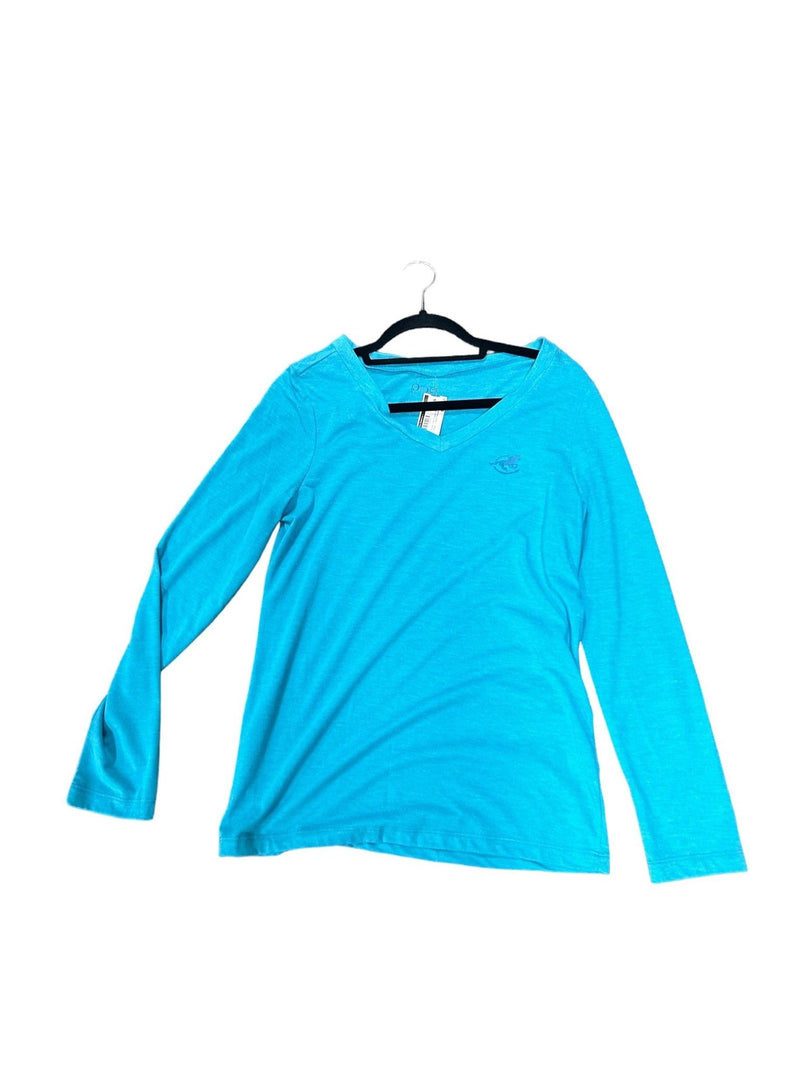 Piper Long Sleeve Tee Shirt - Blue - Ladies Medium - USED