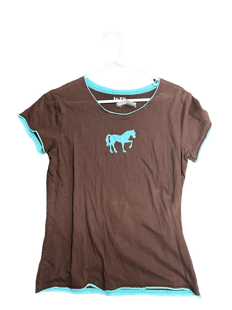 Horse Shirt - Brown - M - USED