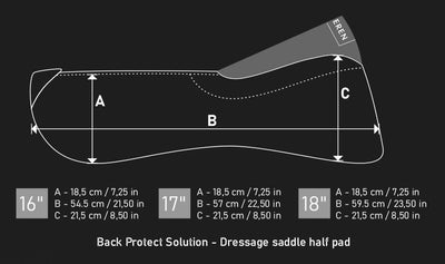 Winderen Dressage Correction System Half Pad