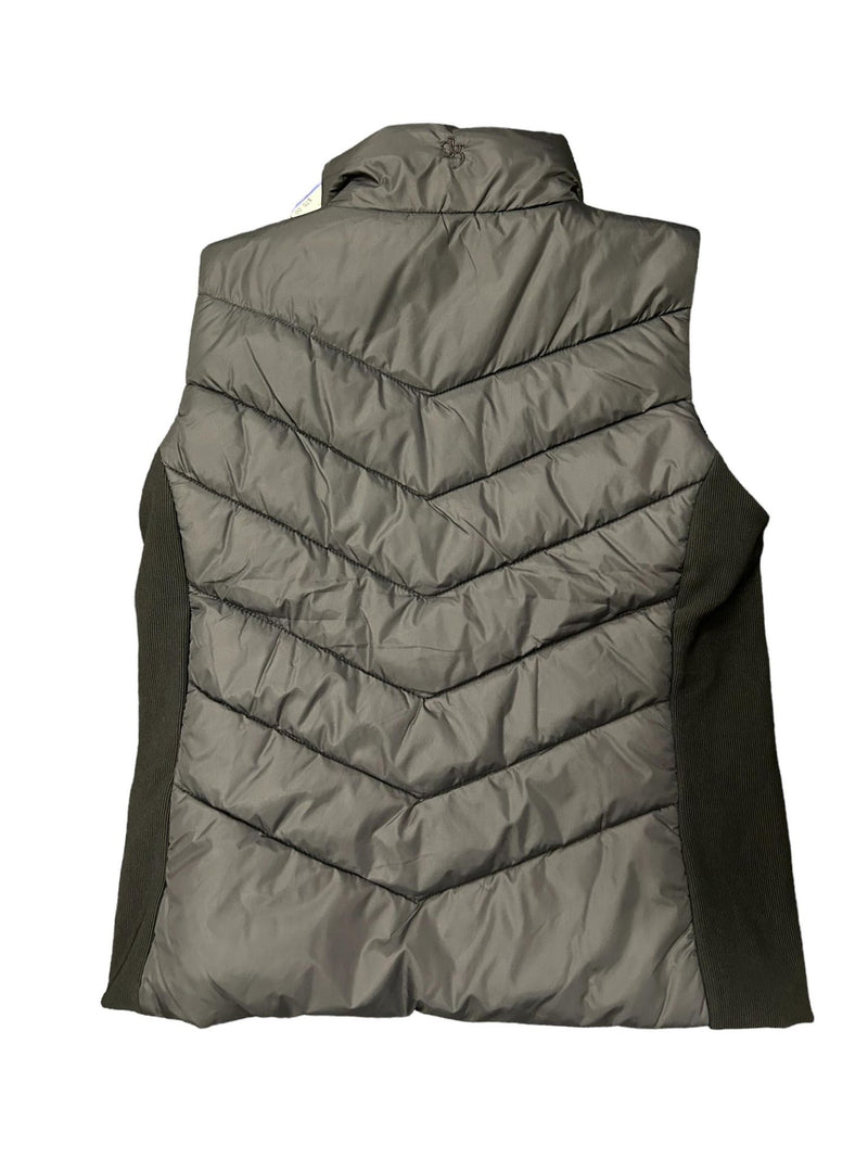 2K Grey Quilted Vest - Black - M - USED