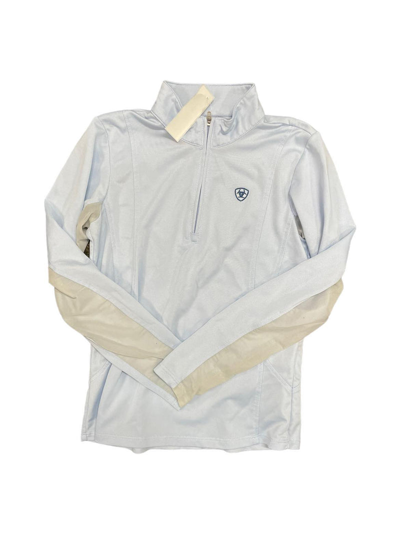 Ariat HeatSeries Sun Shirt - Light Blue - Youth M - USED