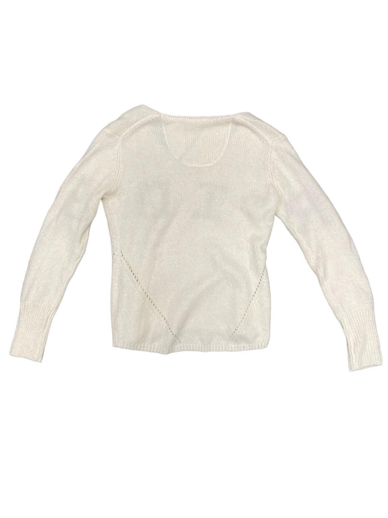 Goode Rider "RIDE" Sweater - Cream - S - USED