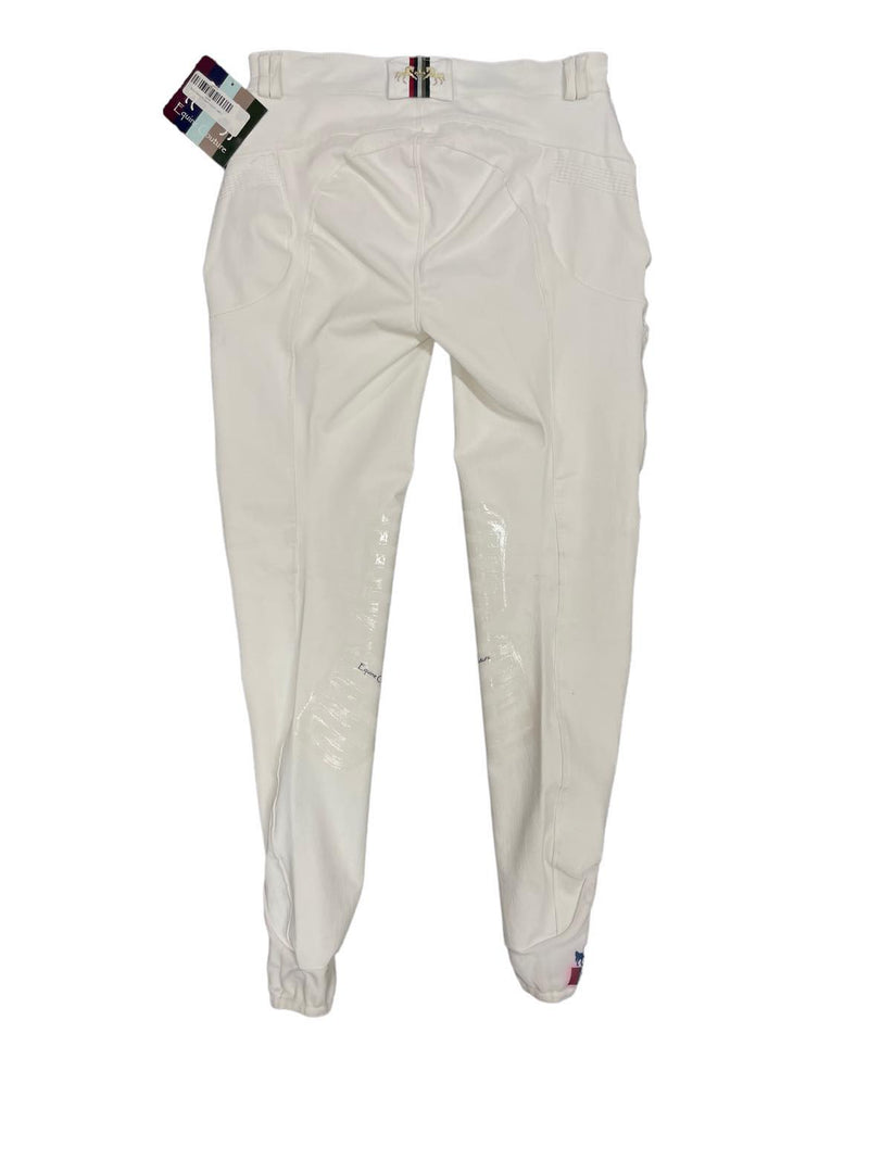 Equine Couture KP Breech - White - 26 - USED