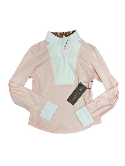 Chestnut Bay LS Show Shirt - Blush - Youth M - USED