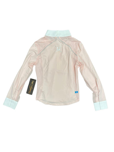 Chestnut Bay LS Show Shirt - Blush - Youth M - USED