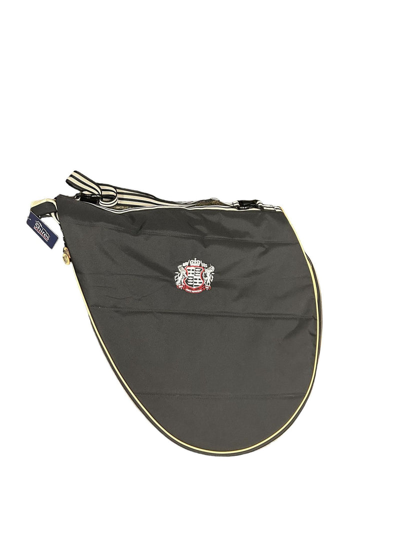 Shires Saddle Carrying Bag - Black/Tan