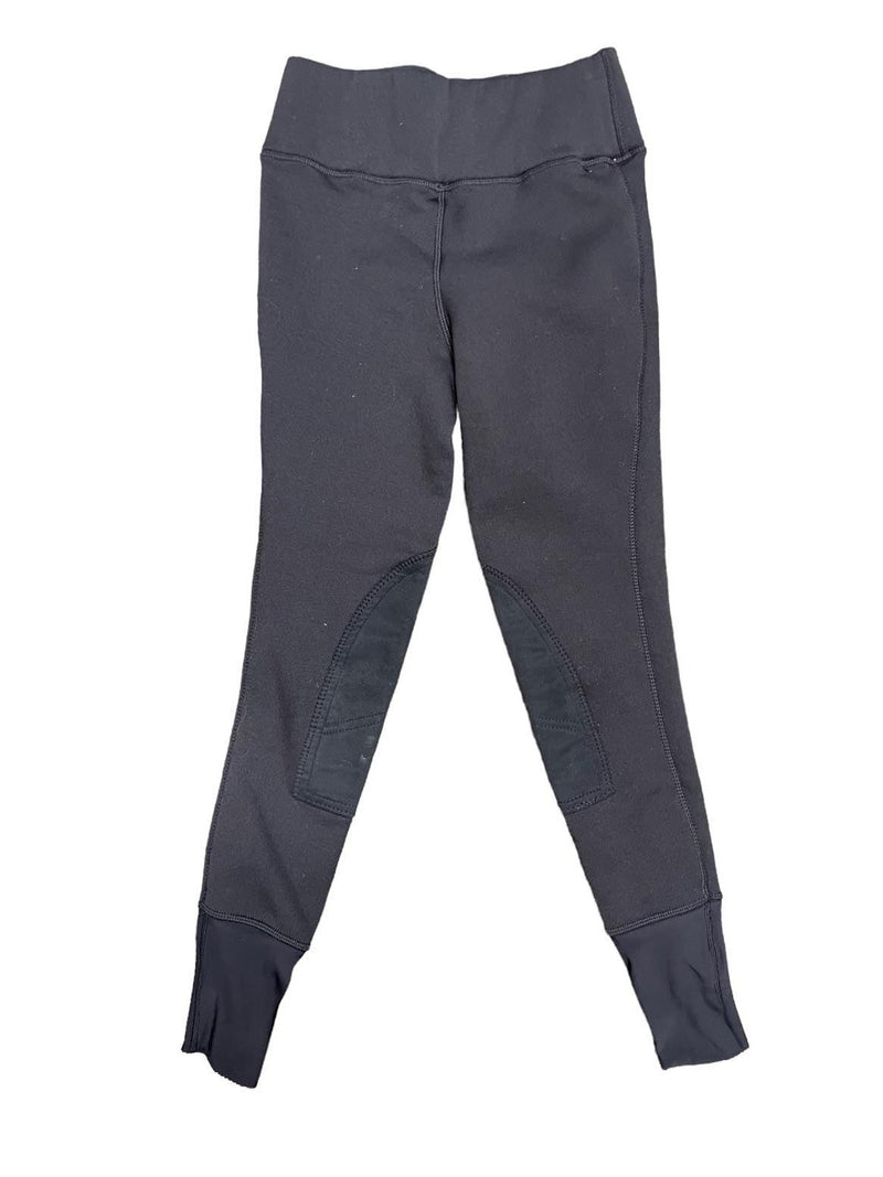 Riding Sport Winter KP Tights - Black - Youth L - USED