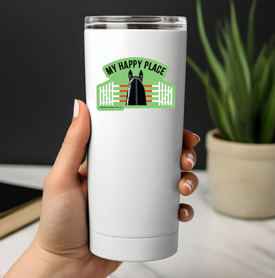 3" Tumbler Horse Sticker / Happy Place Jumpers / WATERPROOF