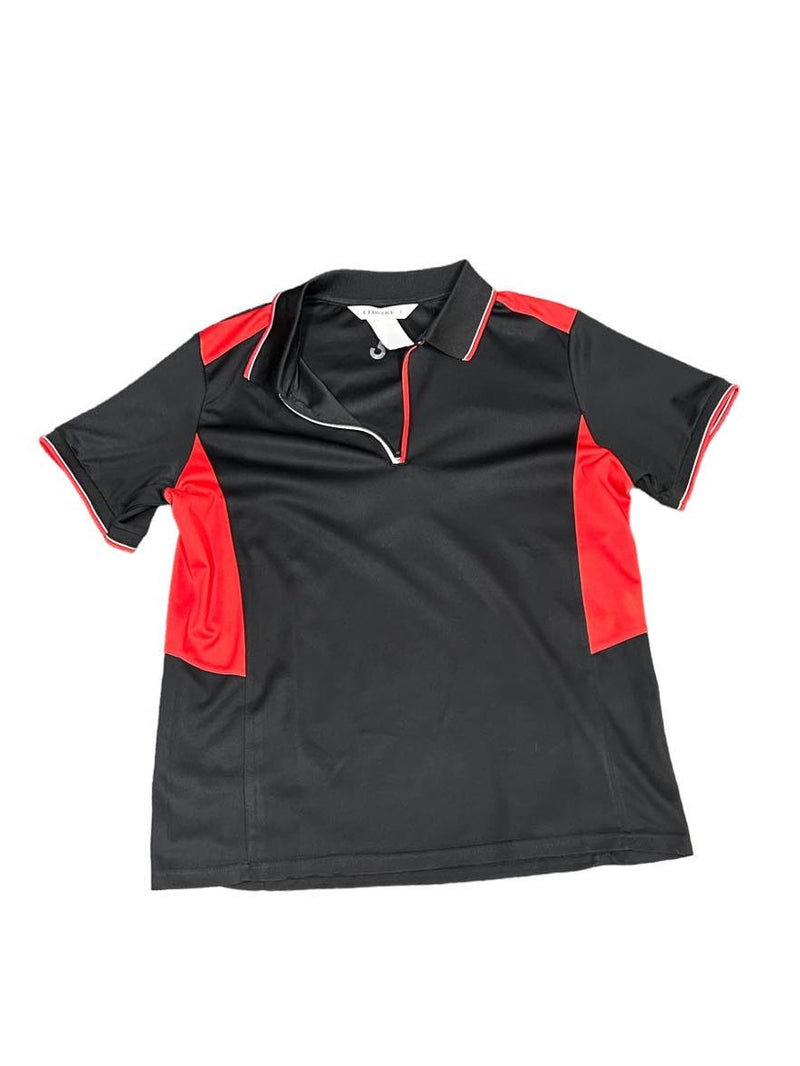 Clovery Polo - Black/Red L  - USED