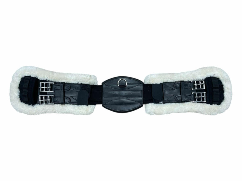 Tapestry Monoflap Comfort Girth W/ Cover - Black - 24 - USED