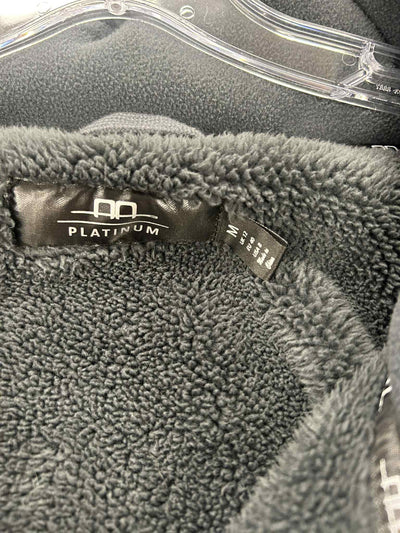 AA High Collar Fleece Jacket - Grey - Medium - USED