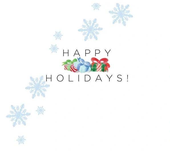 Horse Boxed Christmas Cards / Unwrapping Gifts / 8 Holiday