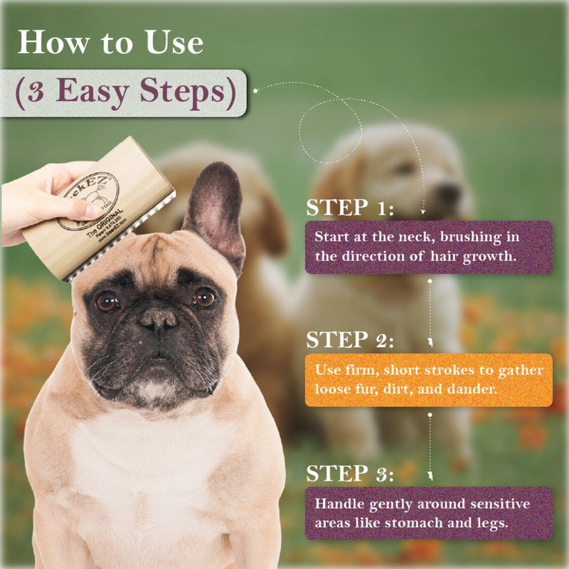 SleekEZ® Horse Brush For Shedding and Grooming