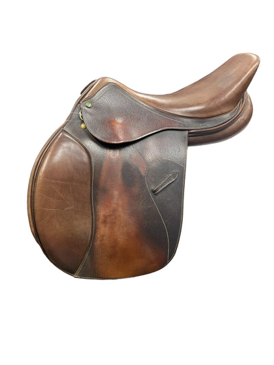 HDR Close Contact Saddle - Brown 17.5 3.5 Fit Tree - USED