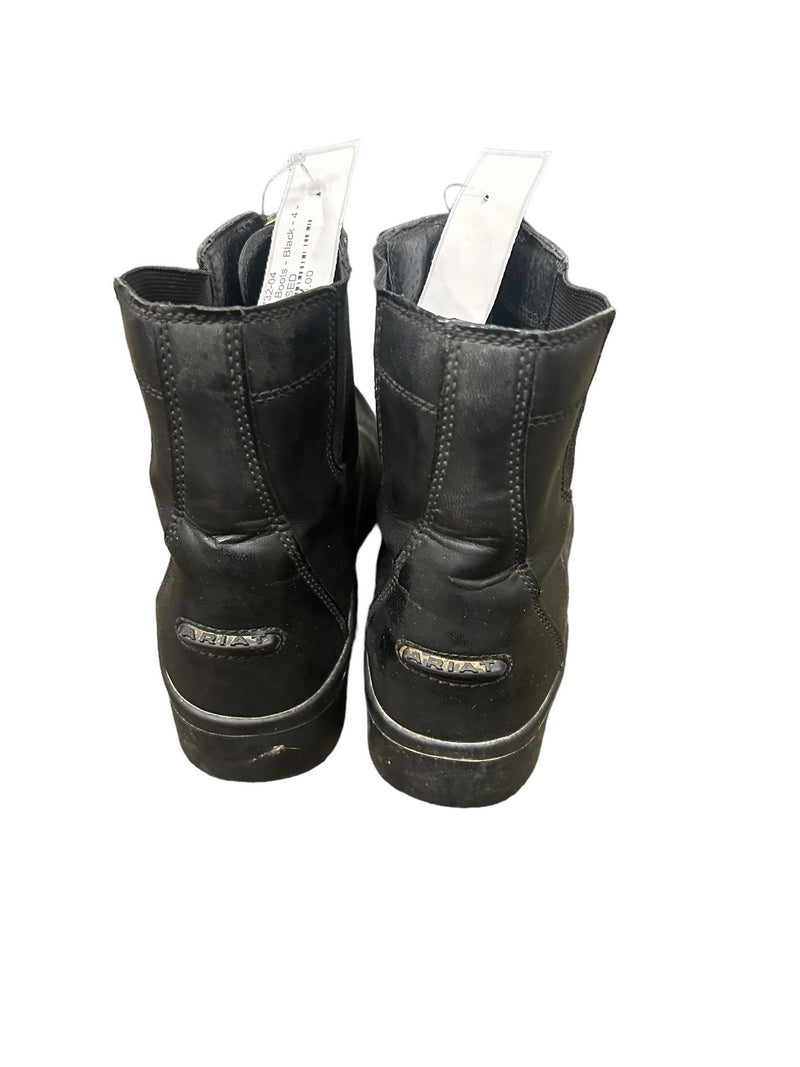 Ariat Paddock Boots - Black - 4 - USED