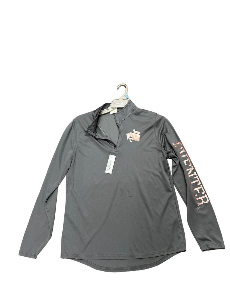 Augusta "Eventer" LS 1/4 Zip - Grey/Pink - M - USED