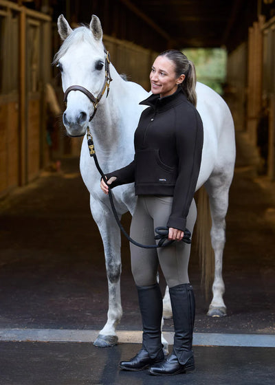 Kerrits Etched Equine Half Zip Sweatshirt
