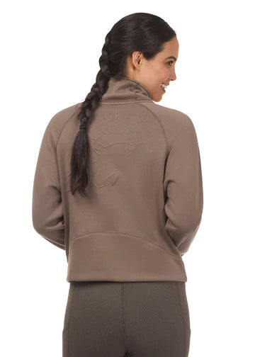 Etched Equine Half Zip Sweatshirt