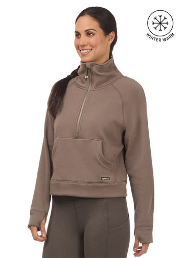 Etched Equine Half Zip Sweatshirt