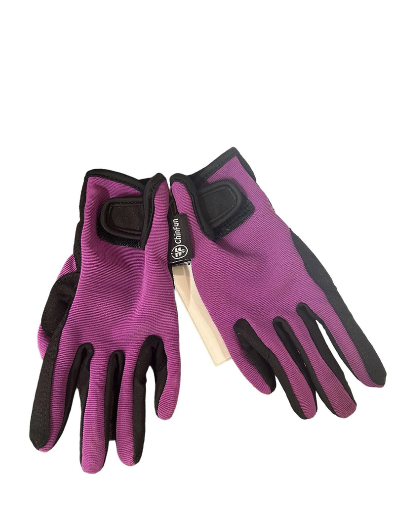 Chinfan Gloves - Purple/Black - M - USED