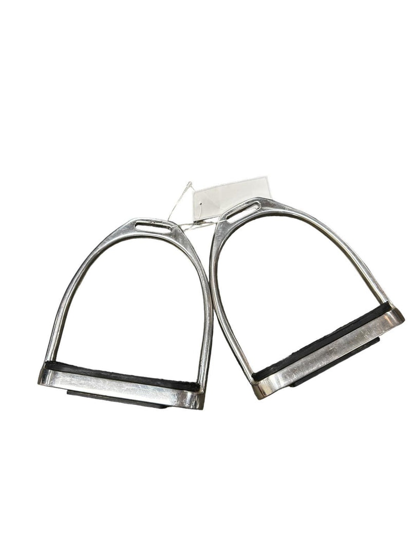 Stubben Fillis Stirrups - SS/Black - 4 3/4" - USED